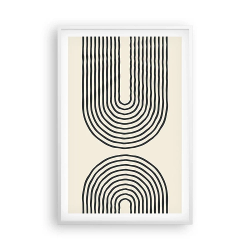 Affisch i vit ram - Om en stund... - 61x91 cm