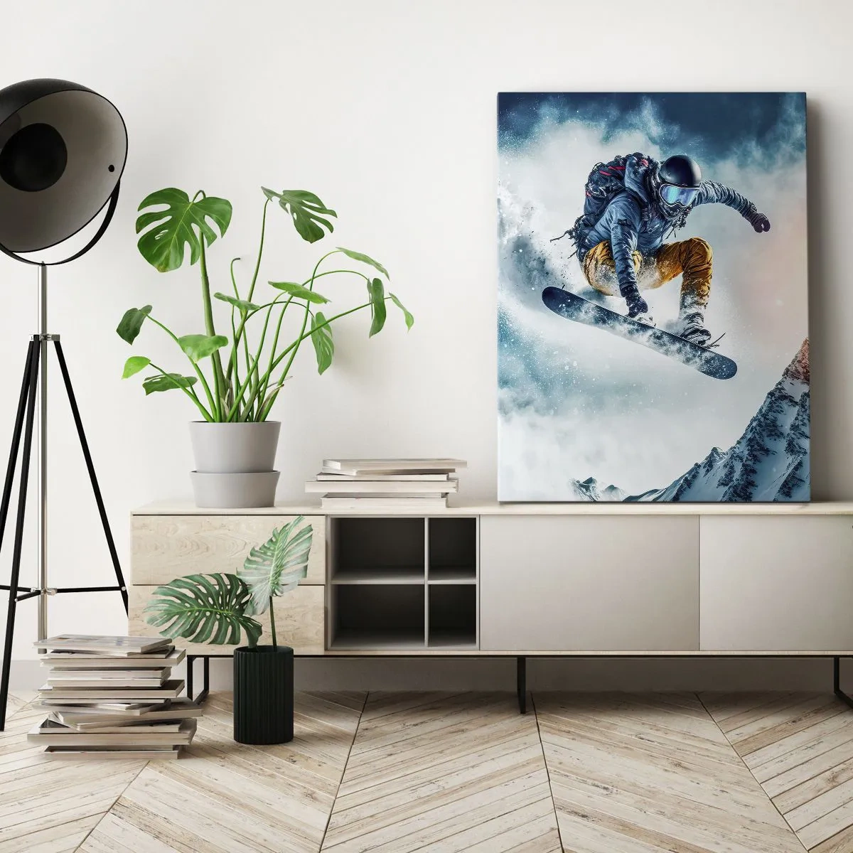 Canvastavla - Bild på duk - Extrema känslor - 50x70 cm