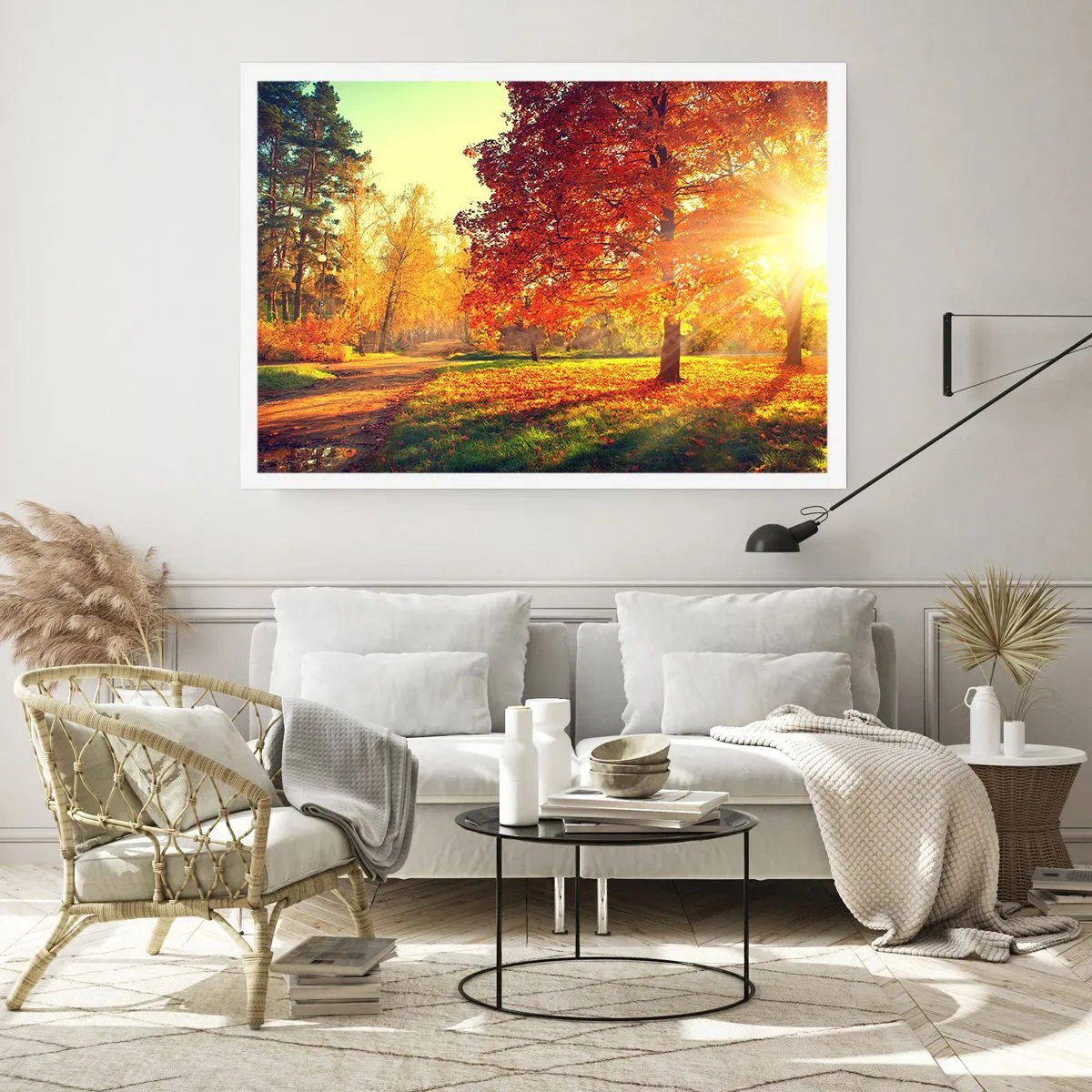 Affisch - Rött är vackert - 40x30 cm