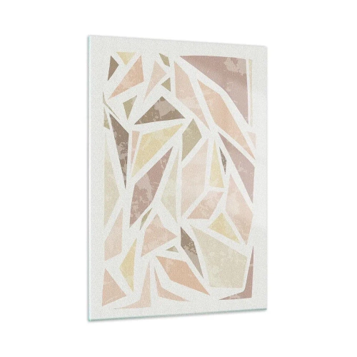 Glastavla - Bild på glas - Komposition av färgat glas - 50x70 cm