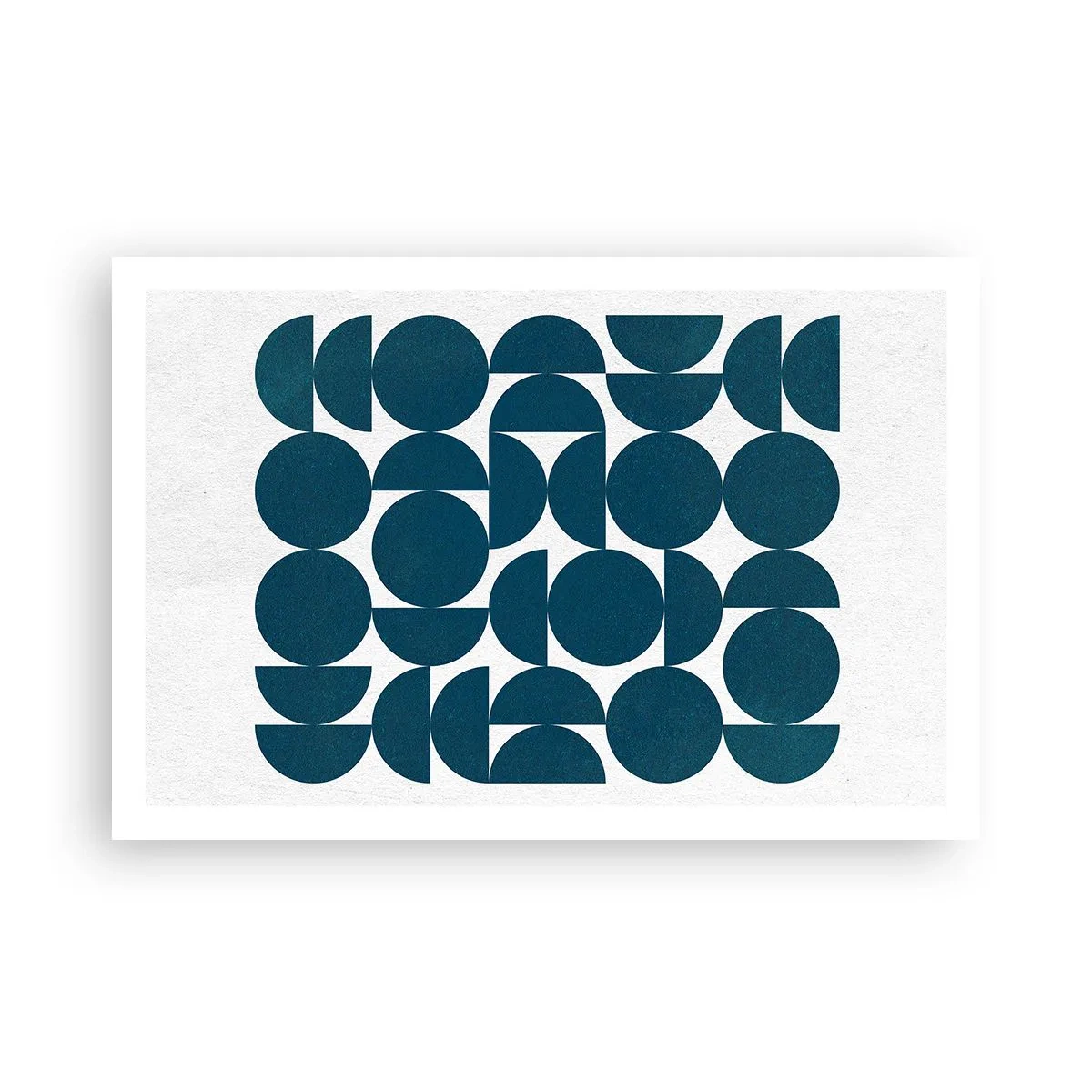 Affisch - Cirklar och halvcirklar - 91x61 cm