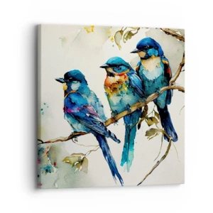 Canvastavla - Bild på duk - Sur? - 30x30 cm