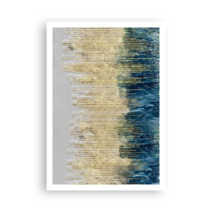 Affisch - Förgylld gräns - 70x100 cm