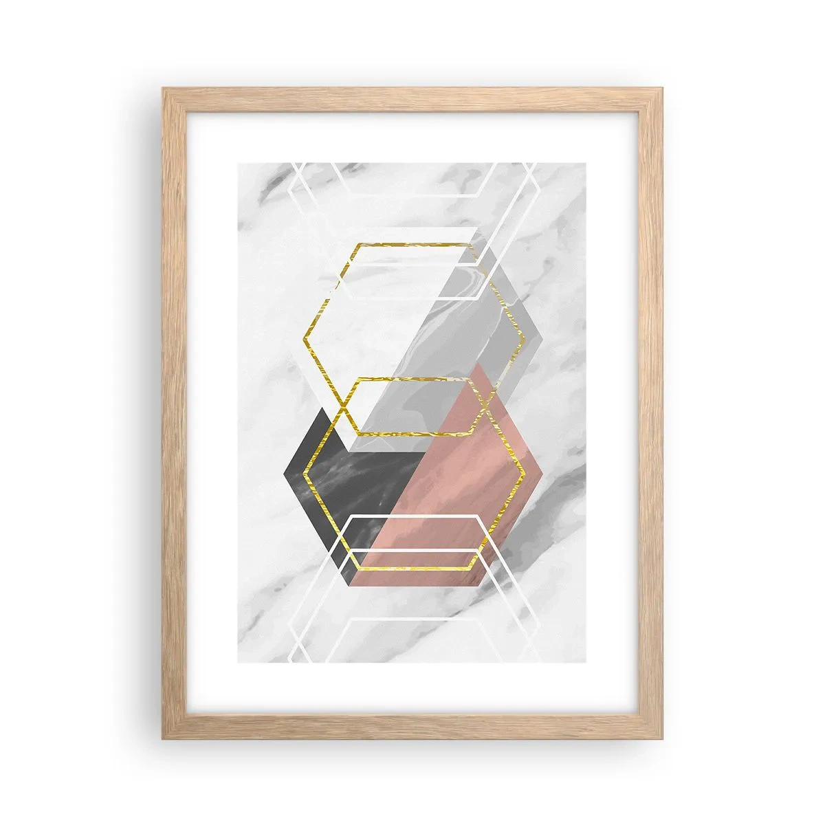 Affisch i ram av ljusek - Kedjekomposition - 30x40 cm