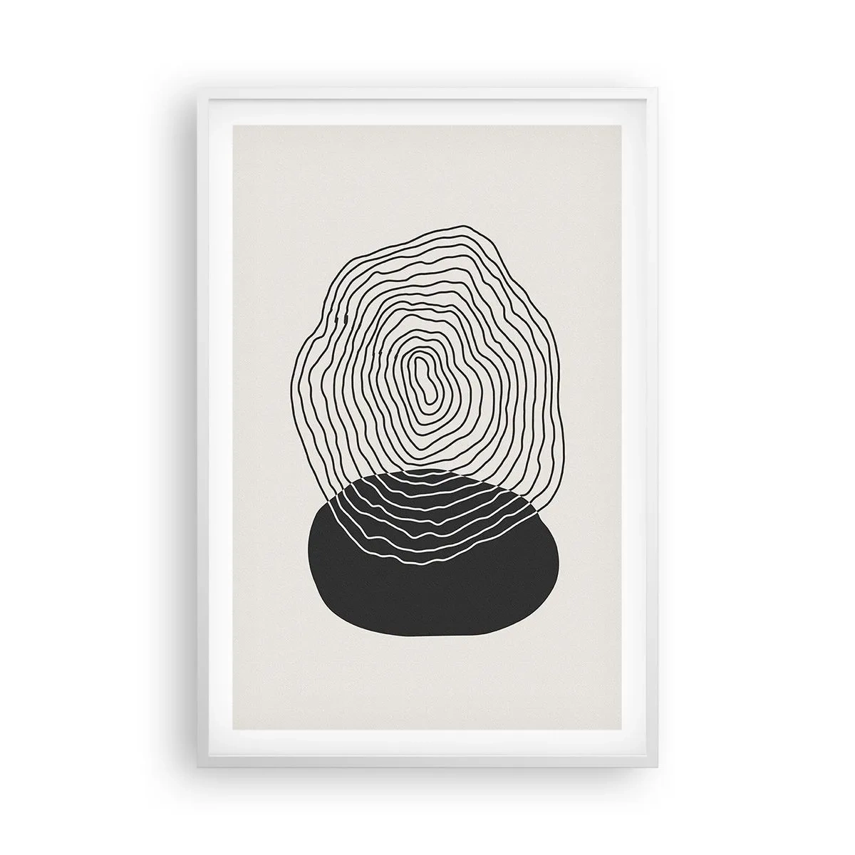 Affisch i vit ram - Varaktighet och vibration - 61x91 cm