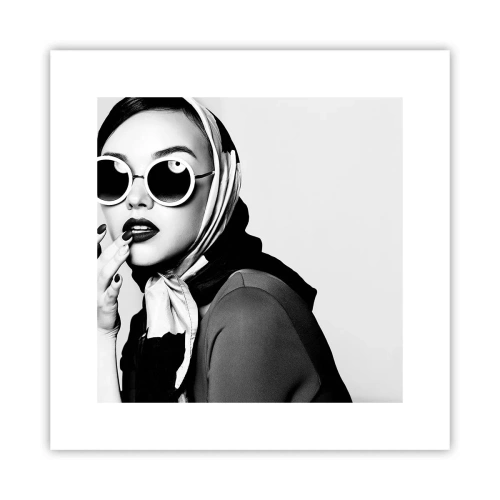 Affisch - Hälsningar från 60-talet - 30x30 cm