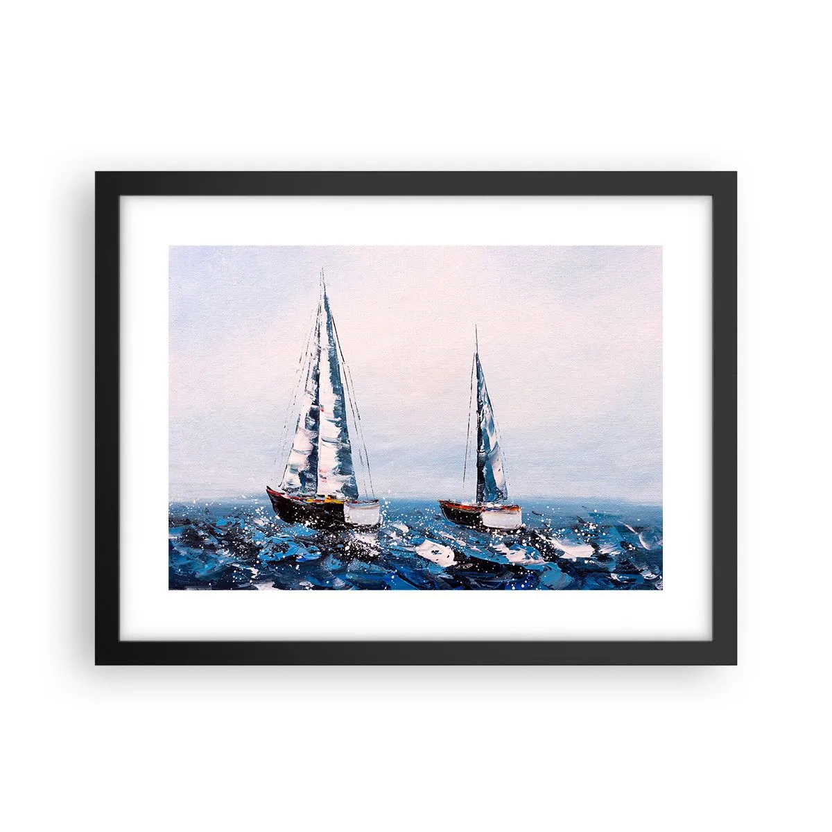 Affisch i svart ram - Vindens broderskap - 40x30 cm