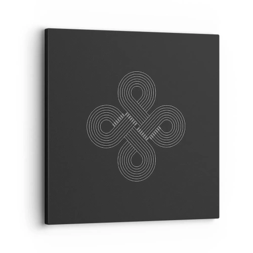 Canvastavla - Bild på duk - I keltisk anda - 30x30 cm