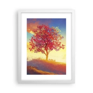 Affisch i vit ram - Pilgrim i målet - 30x40 cm