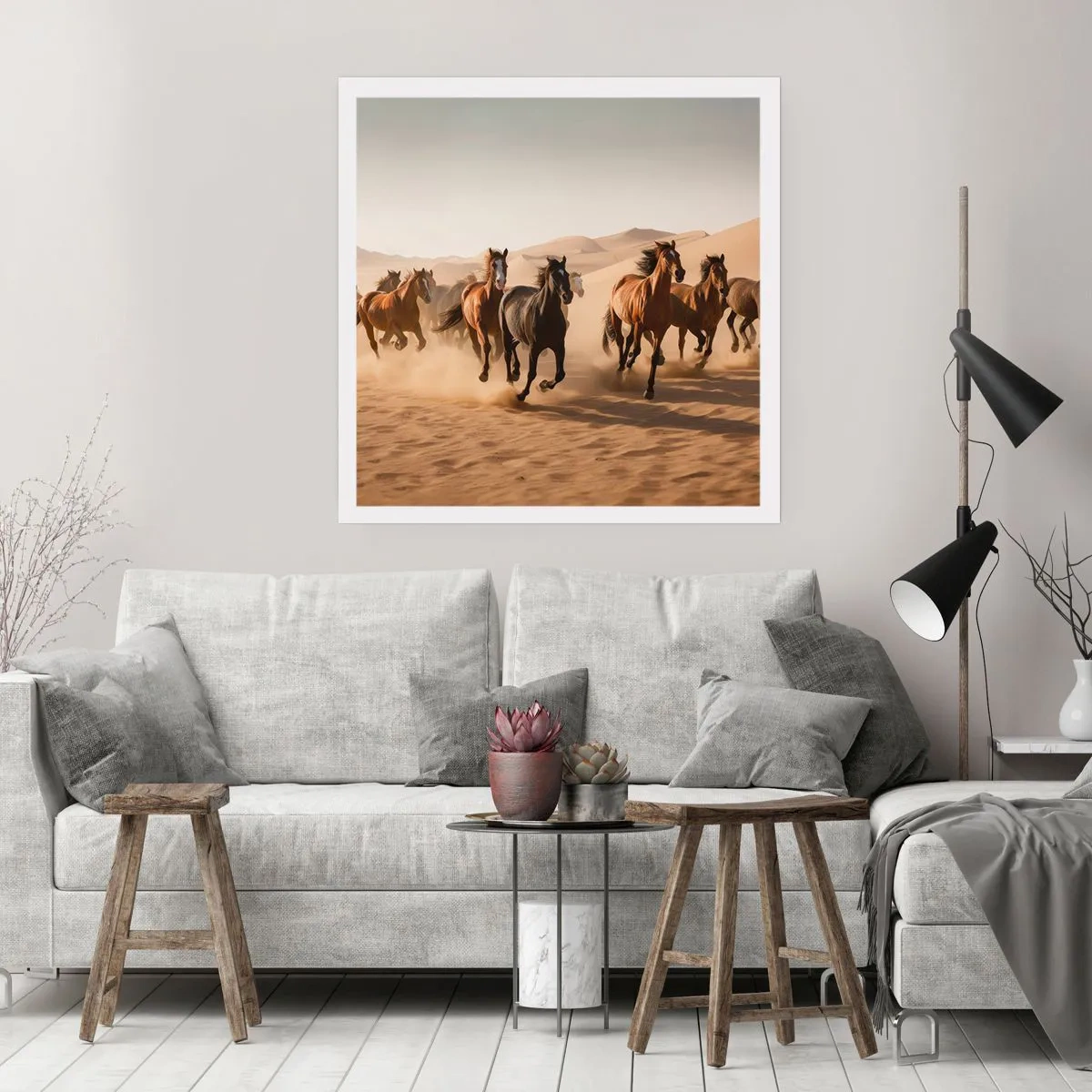 Affisch - Fri som vinden - 60x60 cm