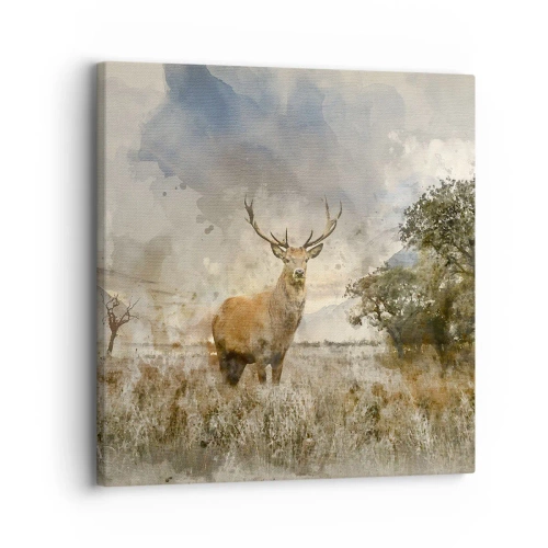 Canvastavla - Bild på duk - Värdighet - styrka - dignitet - 30x30 cm