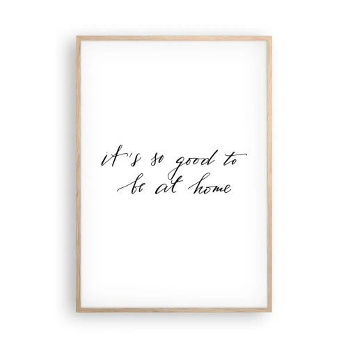 Affisch i ram av ljusek - Hela sanningen - 70x100 cm