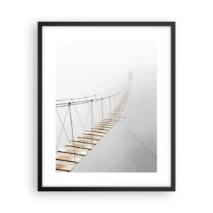 Affisch i svart ram - Vart leder den dig? - 40x50 cm