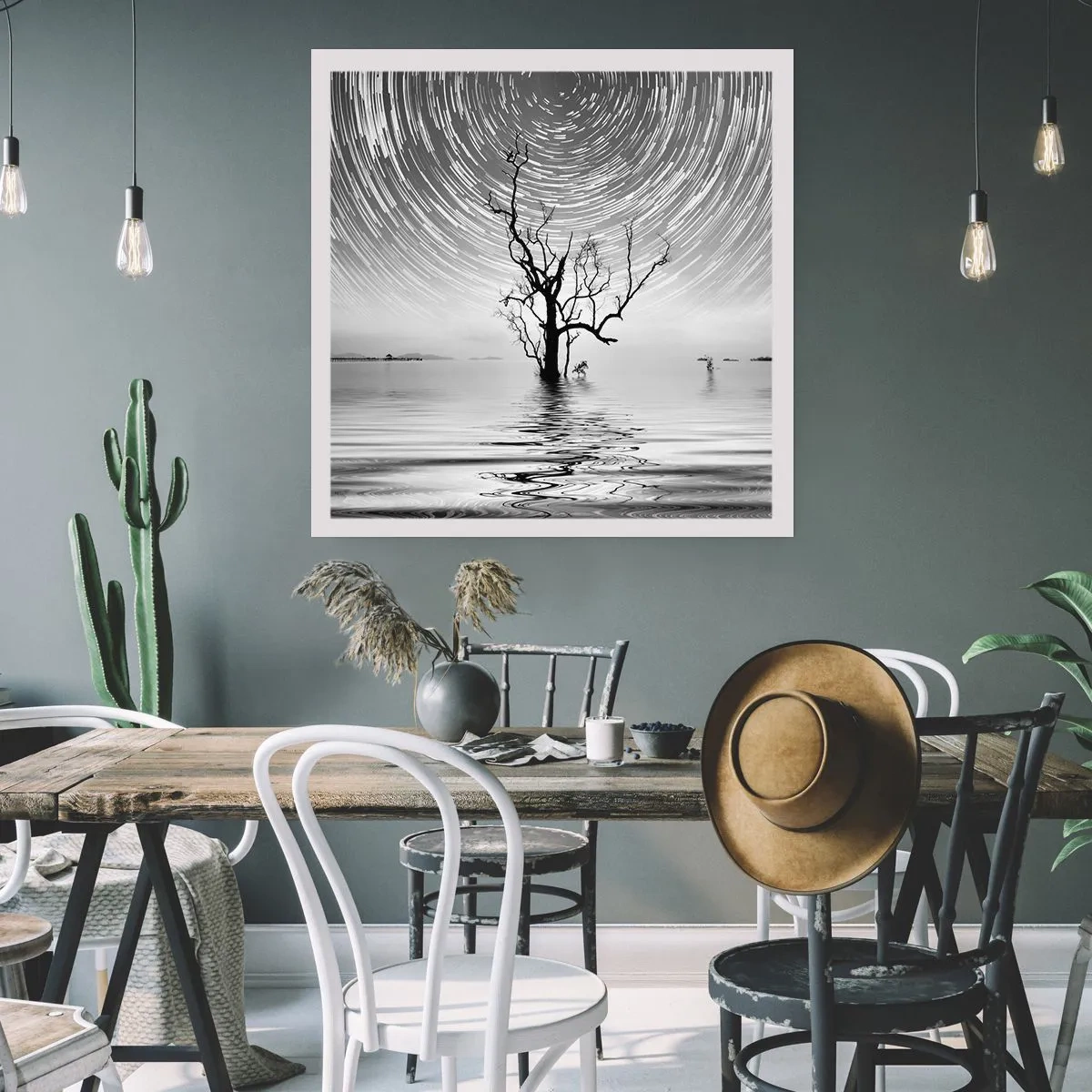 Affisch - Naturens symfoni - 60x60 cm