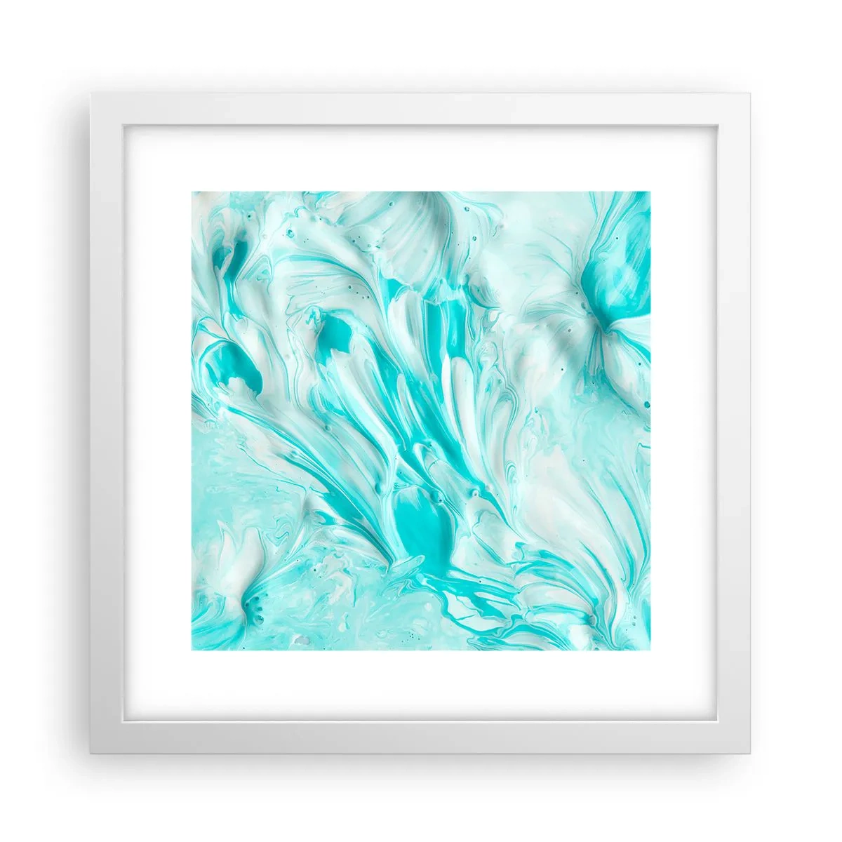 Affisch i vit ram - Alltid tillsammans - 30x30 cm