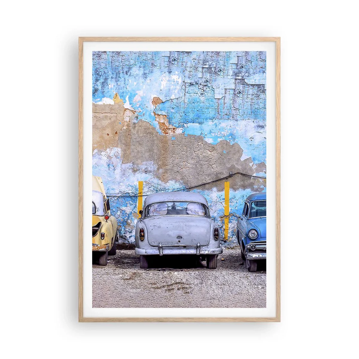 Affisch i ram av ljusek - Veteranmöte - 70x100 cm