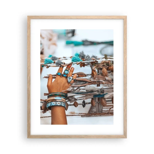 Affisch i ram av ljusek - Lokala skatter - 40x50 cm