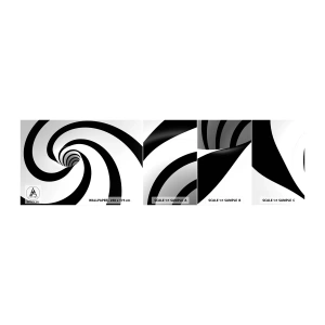 Fototapet Prov Standard Eco - Underkasta sig virveln? - Abstraktion, 3D, Virvel - 100x30 cm