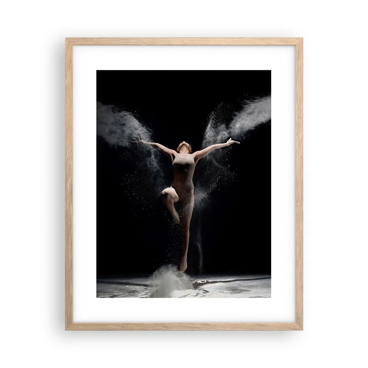 Affisch i ram av ljusek - Alverna finns - 40x50 cm