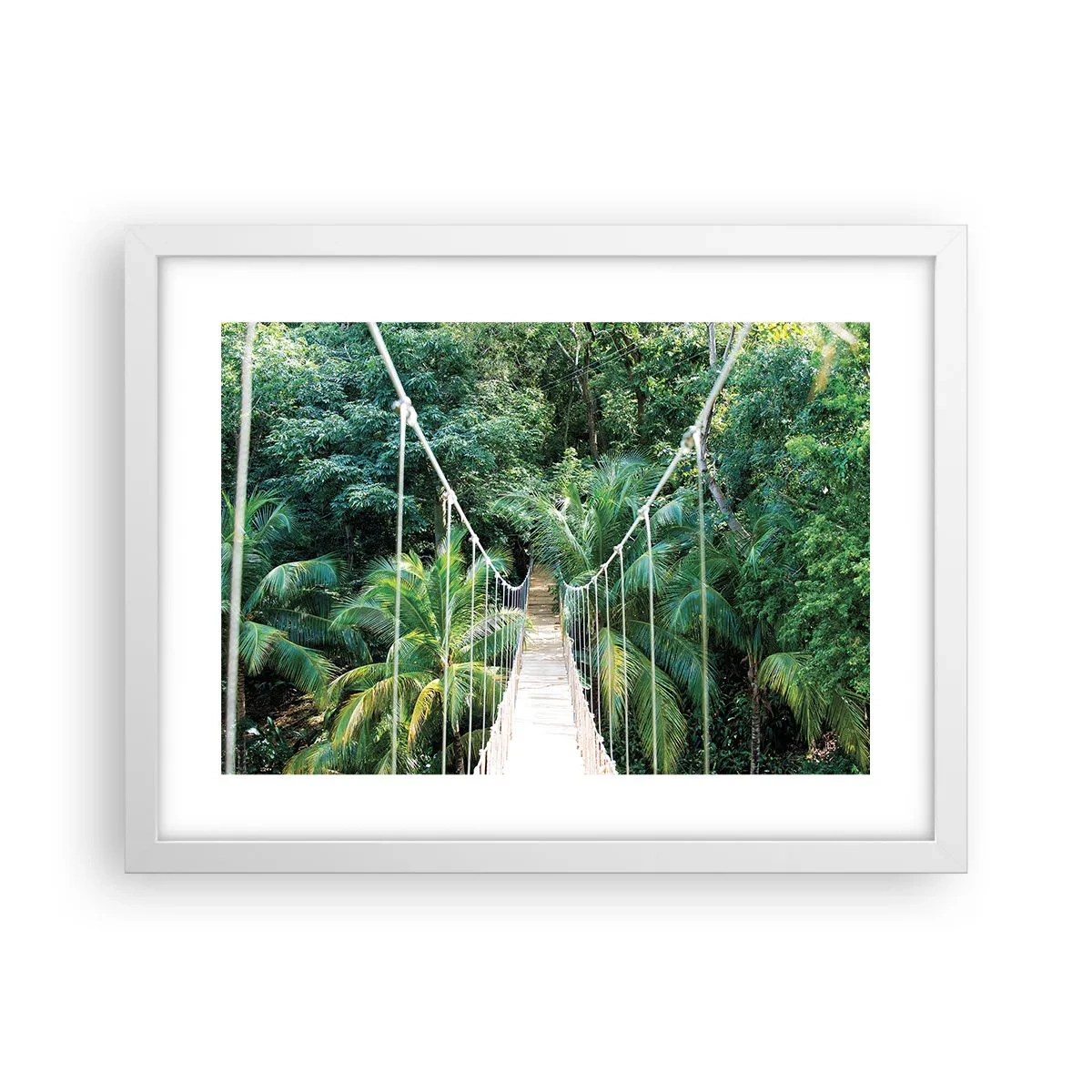 Affisch i vit ram - Welcome to the jungle! - 40x30 cm