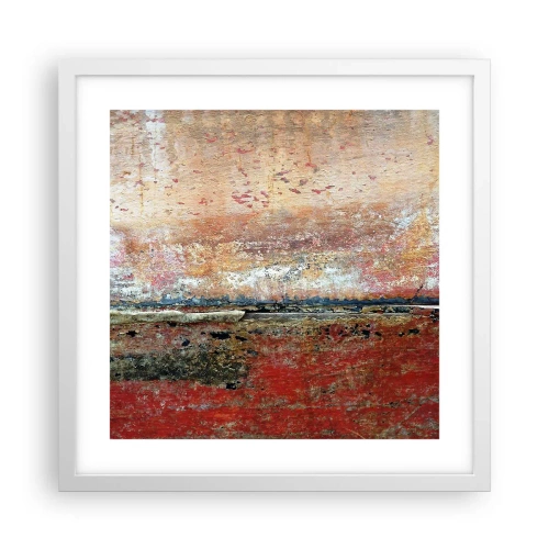 Affisch i vit ram - Kanske är det havet - 40x40 cm