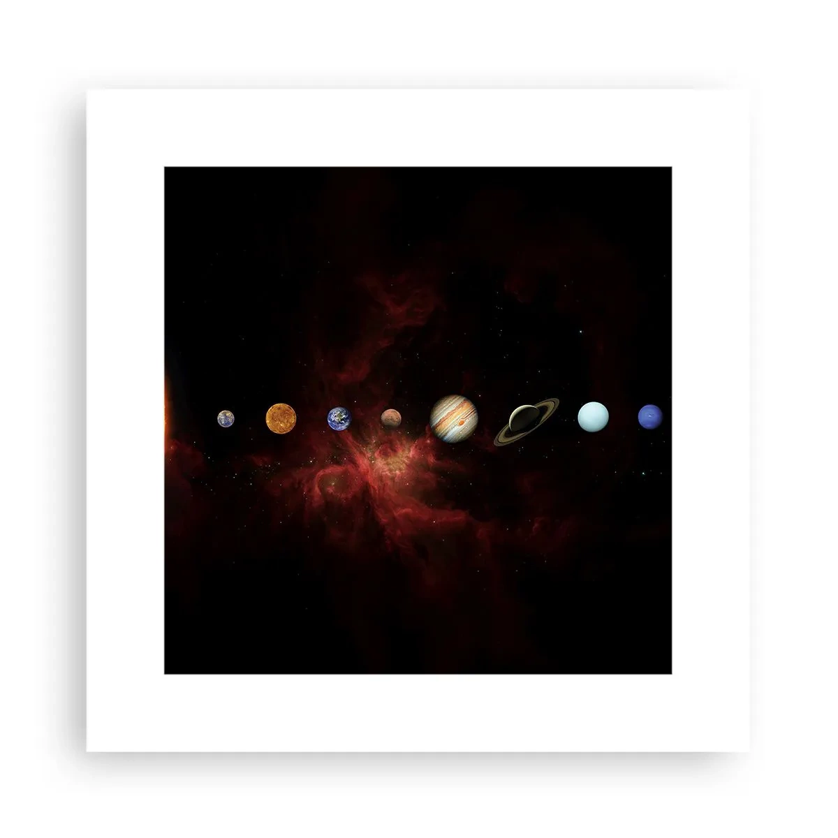 Affisch - Vårt grannskap - 30x30 cm