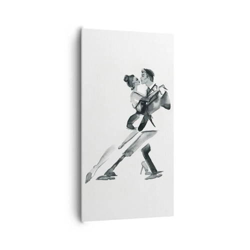 Canvastavla - Bild på duk - I en rytm - 65x120 cm