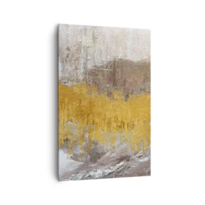 Canvastavla - Bild på duk - En gyllene explosion - 80x120 cm