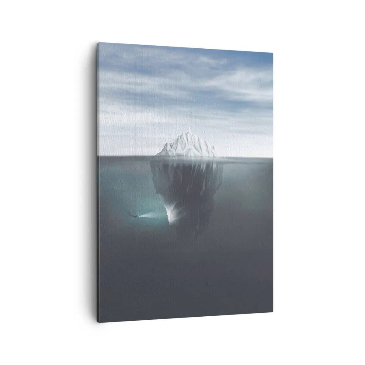 Canvastavla - Bild på duk - Undervattensmysterium - 50x70 cm