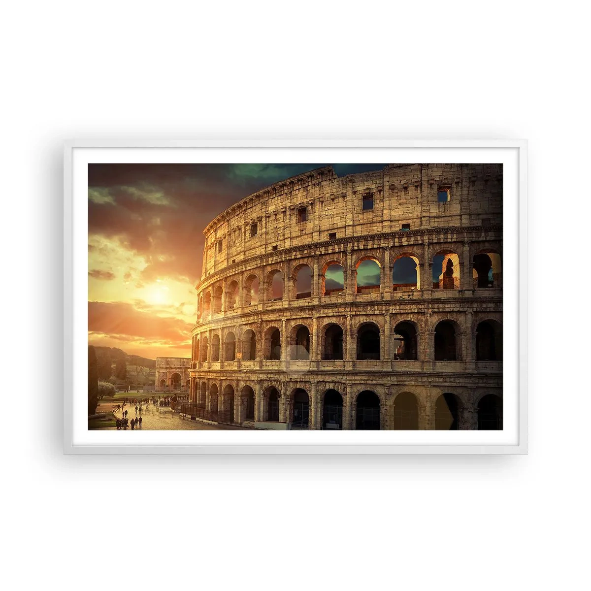 Affisch i vit ram - Kolossalt intryck - 91x61 cm