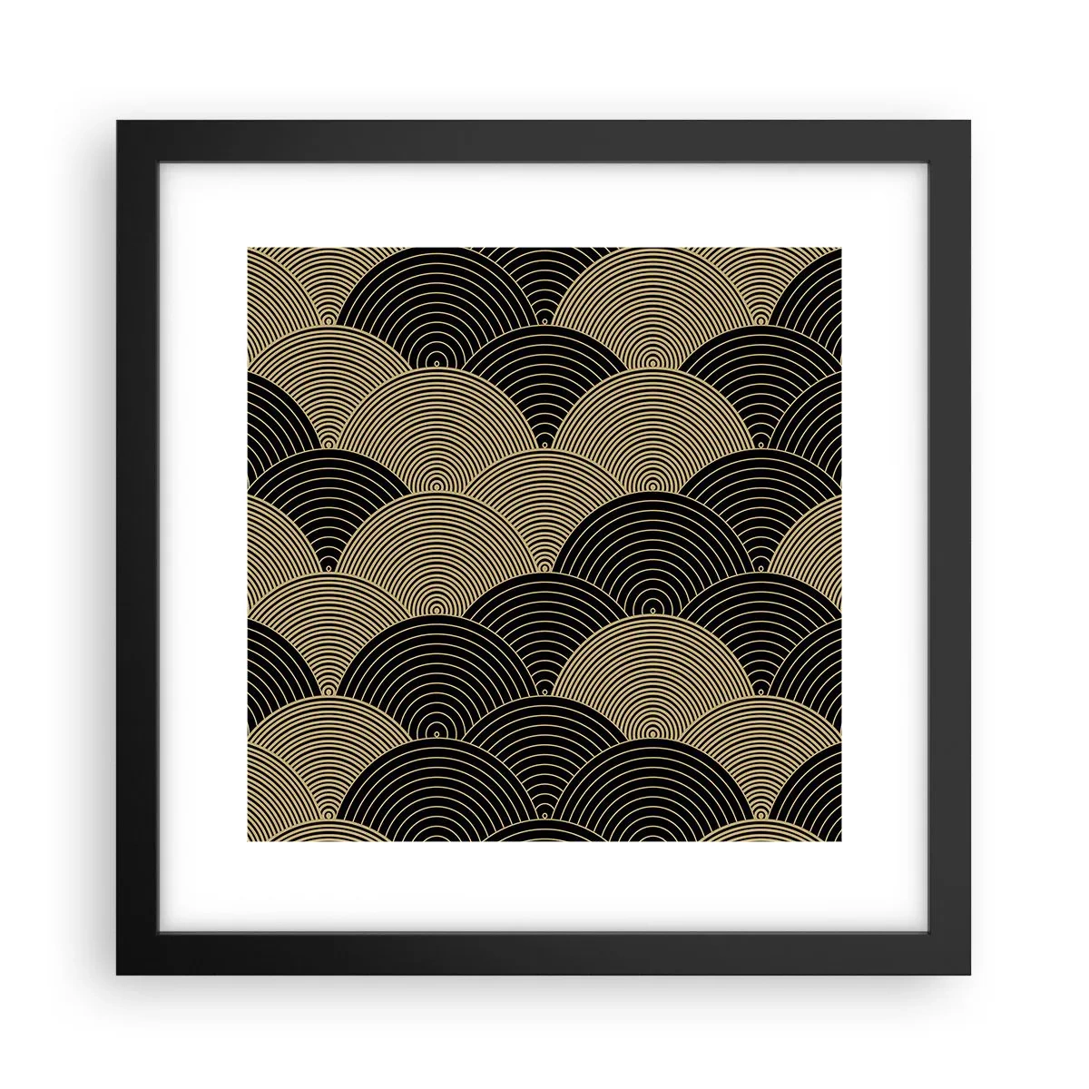 Affisch i svart ram - Enighet i mångfald - 30x30 cm