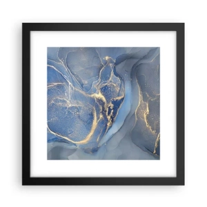 Affisch i svart ram - Gulddamm - 30x30 cm