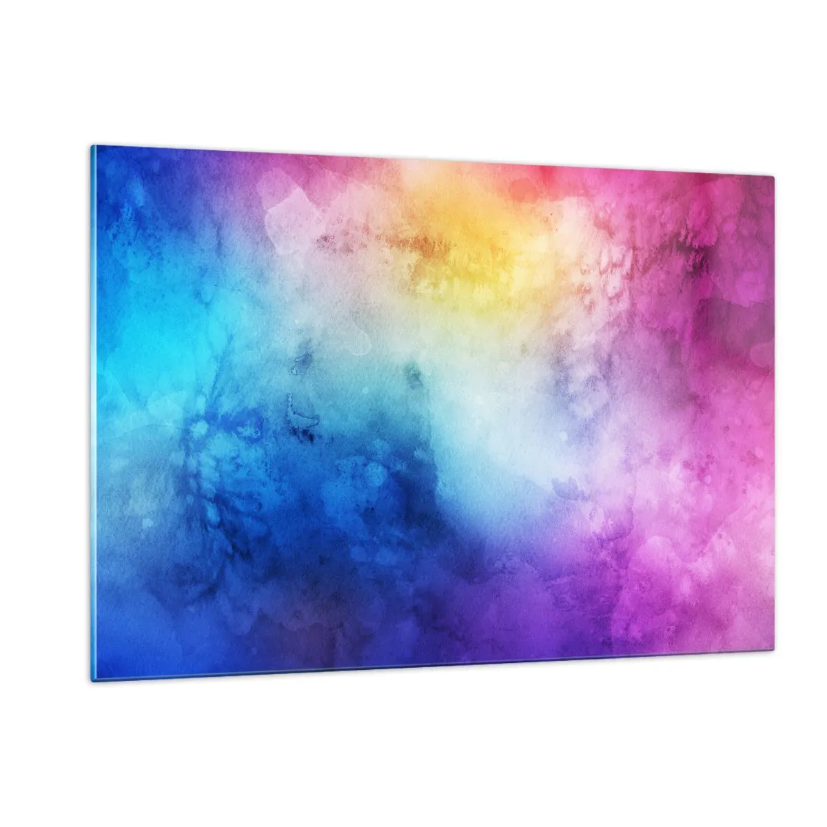 Glastavla - Bild på glas - Nästan i sjunde himlen - 120x80 cm