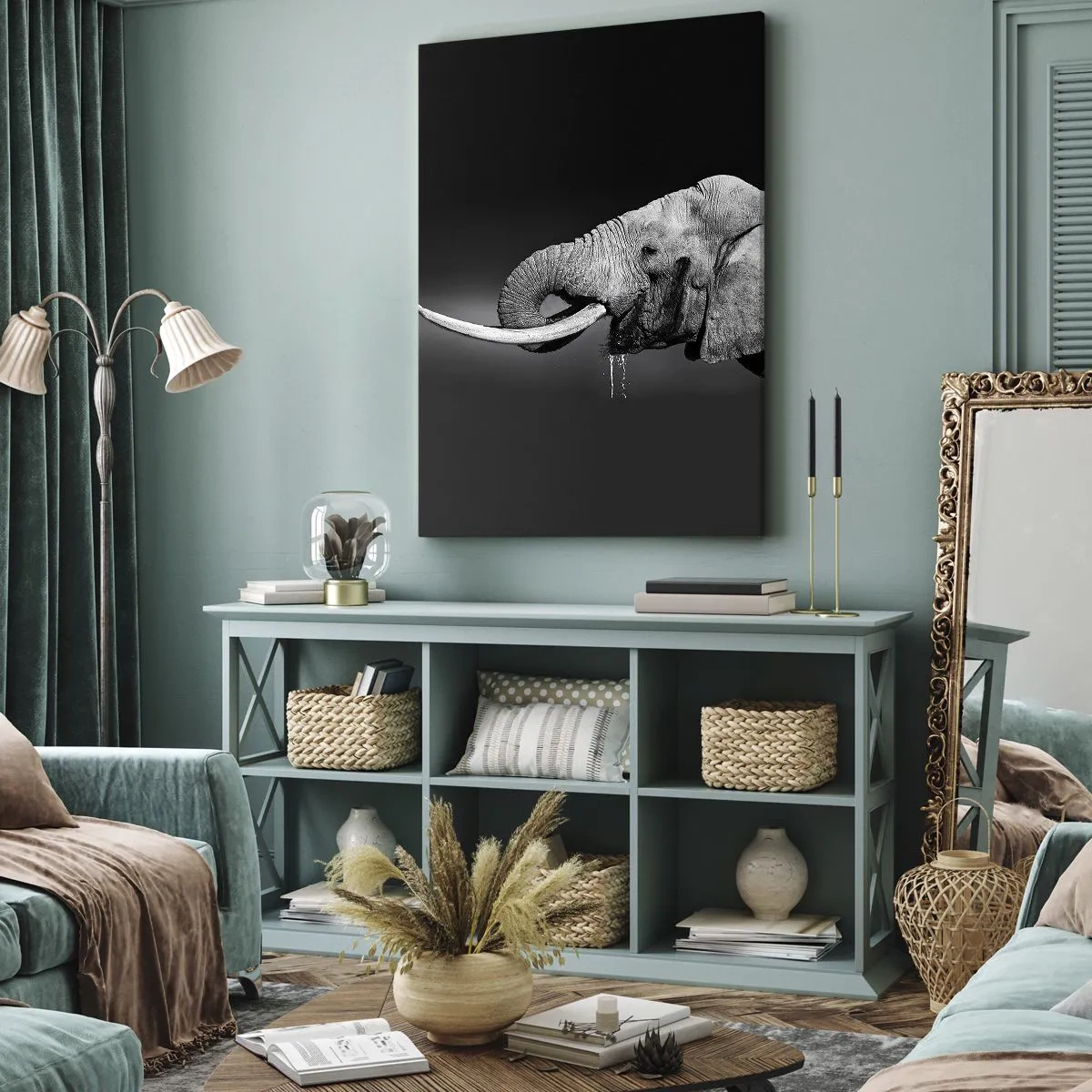 Canvastavla - Bild på duk - Ja, nu är det bra - 50x70 cm