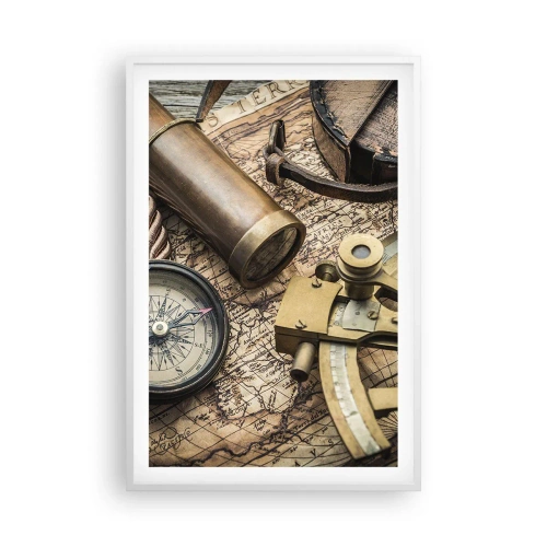 Affisch i vit ram - Sätt ut kursen - 61x91 cm