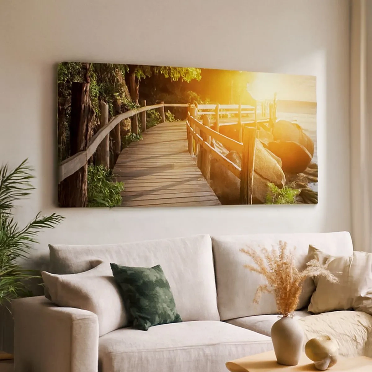 Canvastavla - Bild på duk - Nästa kurva, nästa underverk - 100x40 cm