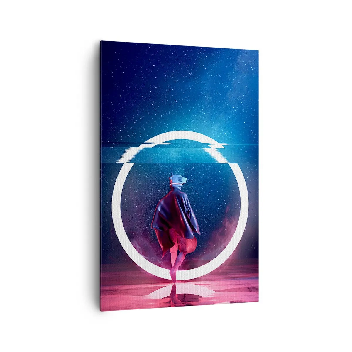 Canvastavla - Bild på duk - Mellan världar - 80x120 cm