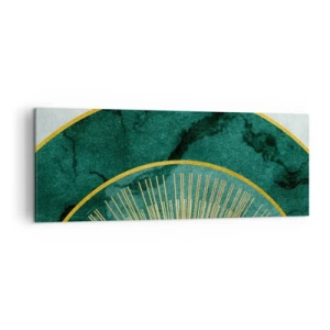 Canvastavla - Bild på duk - Ett annorlunda solsystem - 140x50 cm