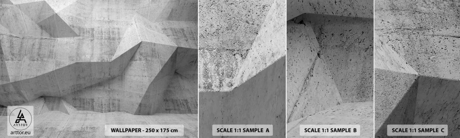 Fototapet Prov Standard Eco - En riktig utmaning - Abstraktion, Bit, 3D - 100x30 cm