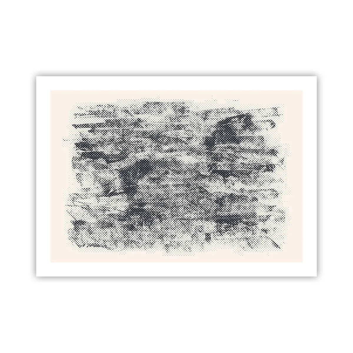 Affisch - Dimmig komposition - 70x50 cm