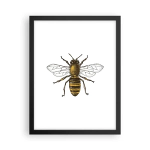 Affisch i svart ram - Vackert och bra - 30x40 cm