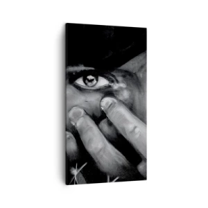 Canvastavla - Bild på duk - Jag säger inte vem som målat det - 45x80 cm