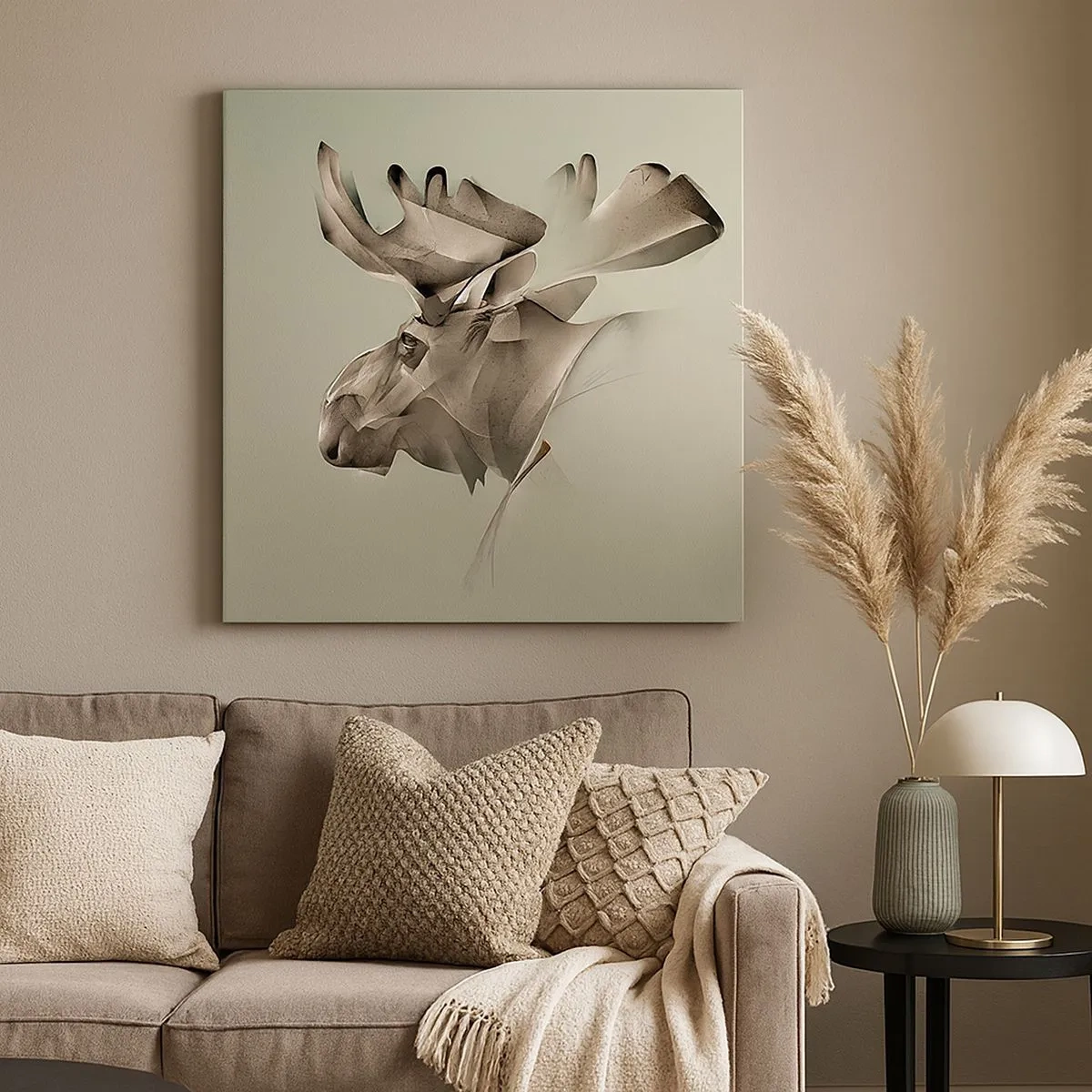 Canvastavla - Bild på duk - Lugnets kraft - 30x30 cm