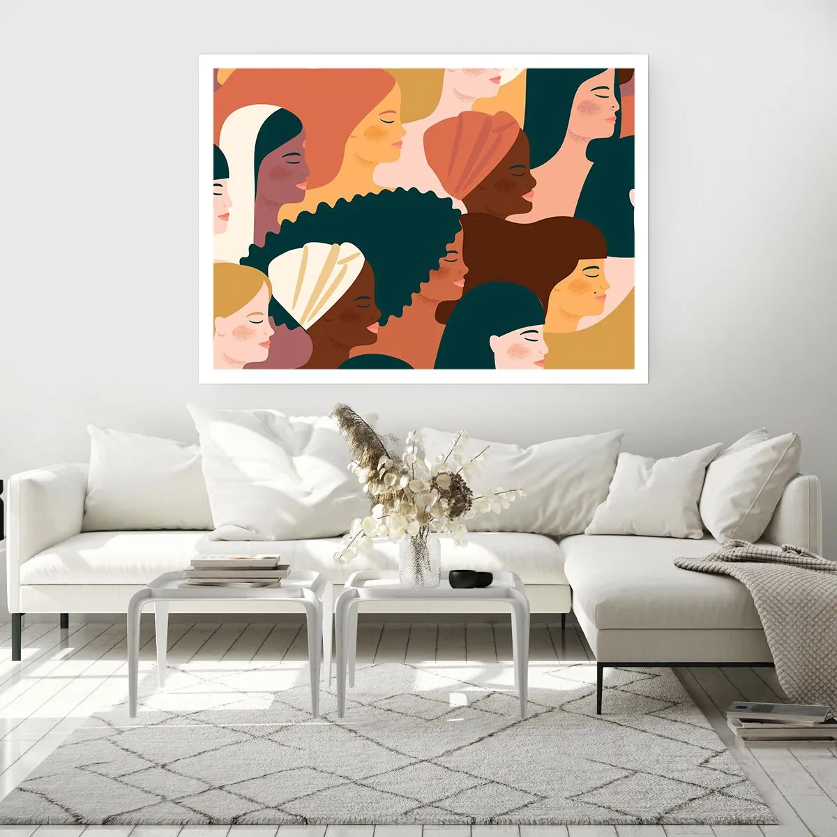 Affisch - Endast kvinnlighet - 91x61 cm