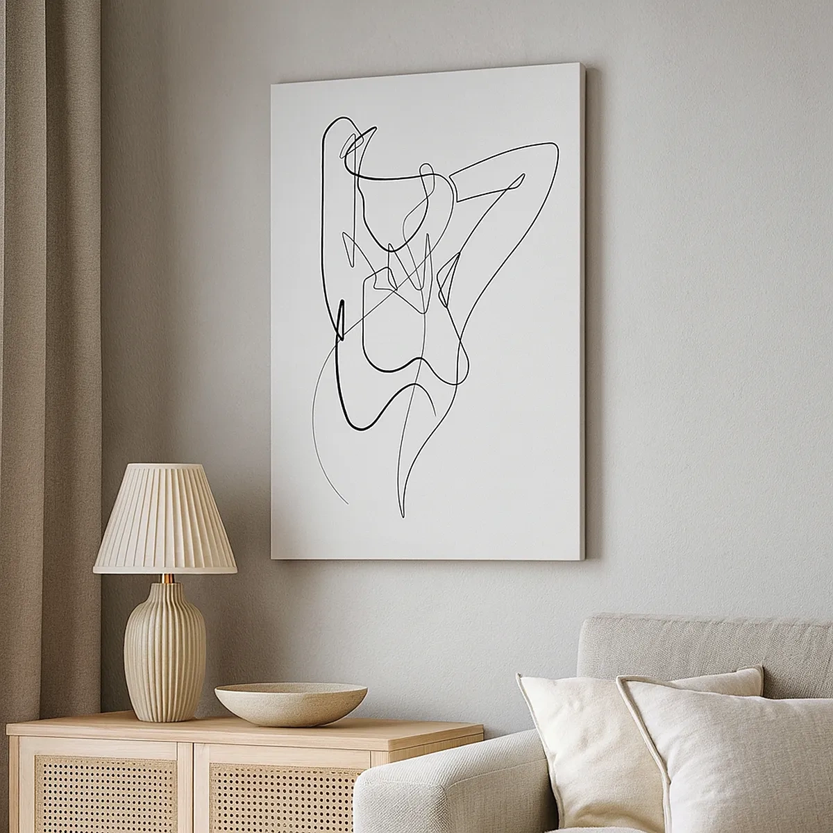 Canvastavla - Bild på duk - Hurdan du är... - 50x70 cm