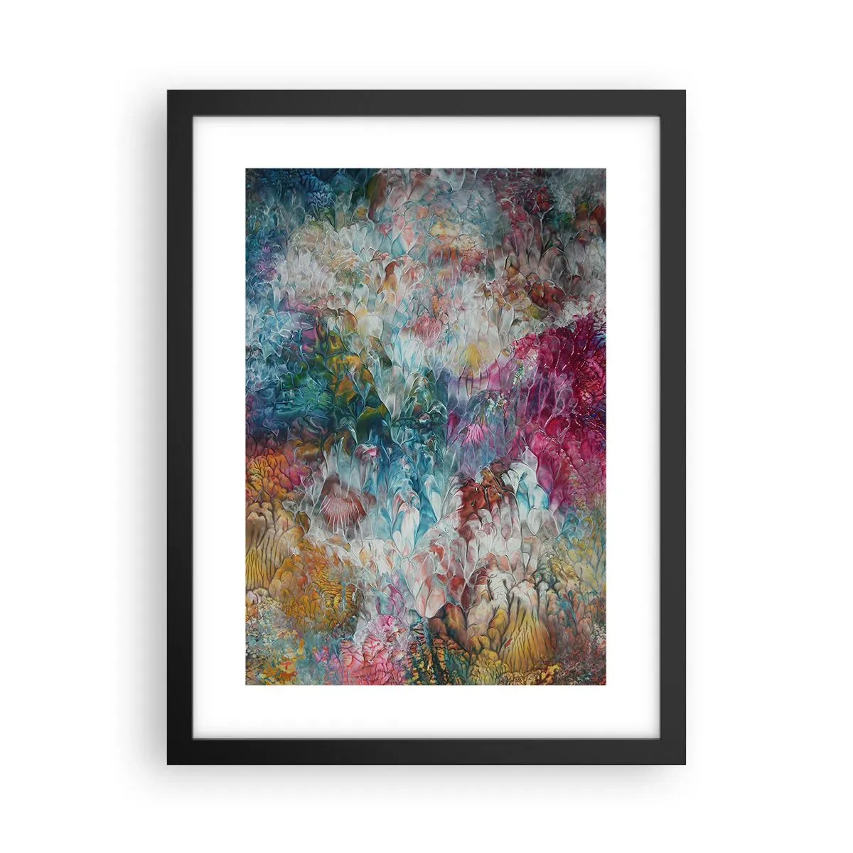 Affisch i svart ram - I full blom - 30x40 cm