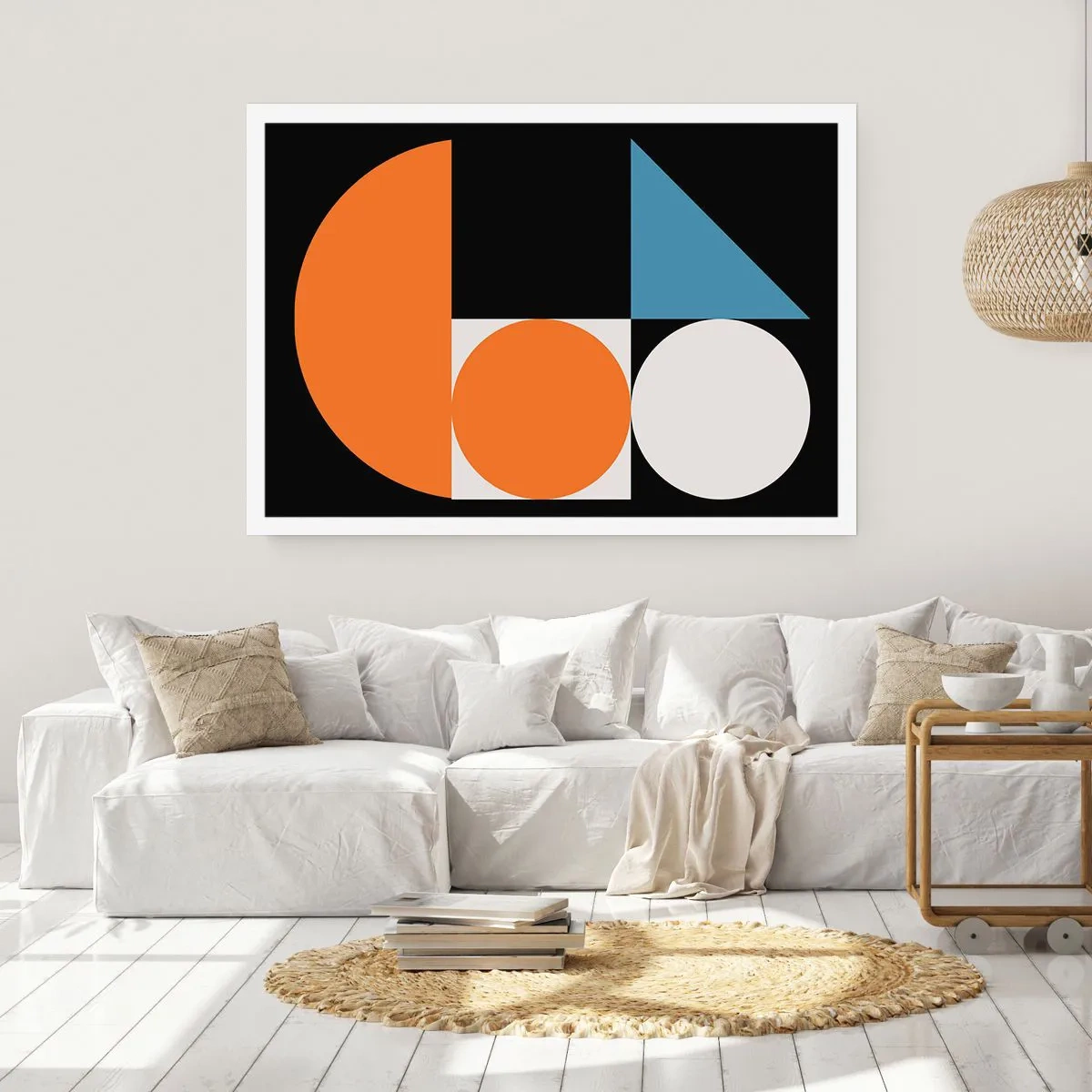 Affisch - Geometriska figurer - 70x50 cm