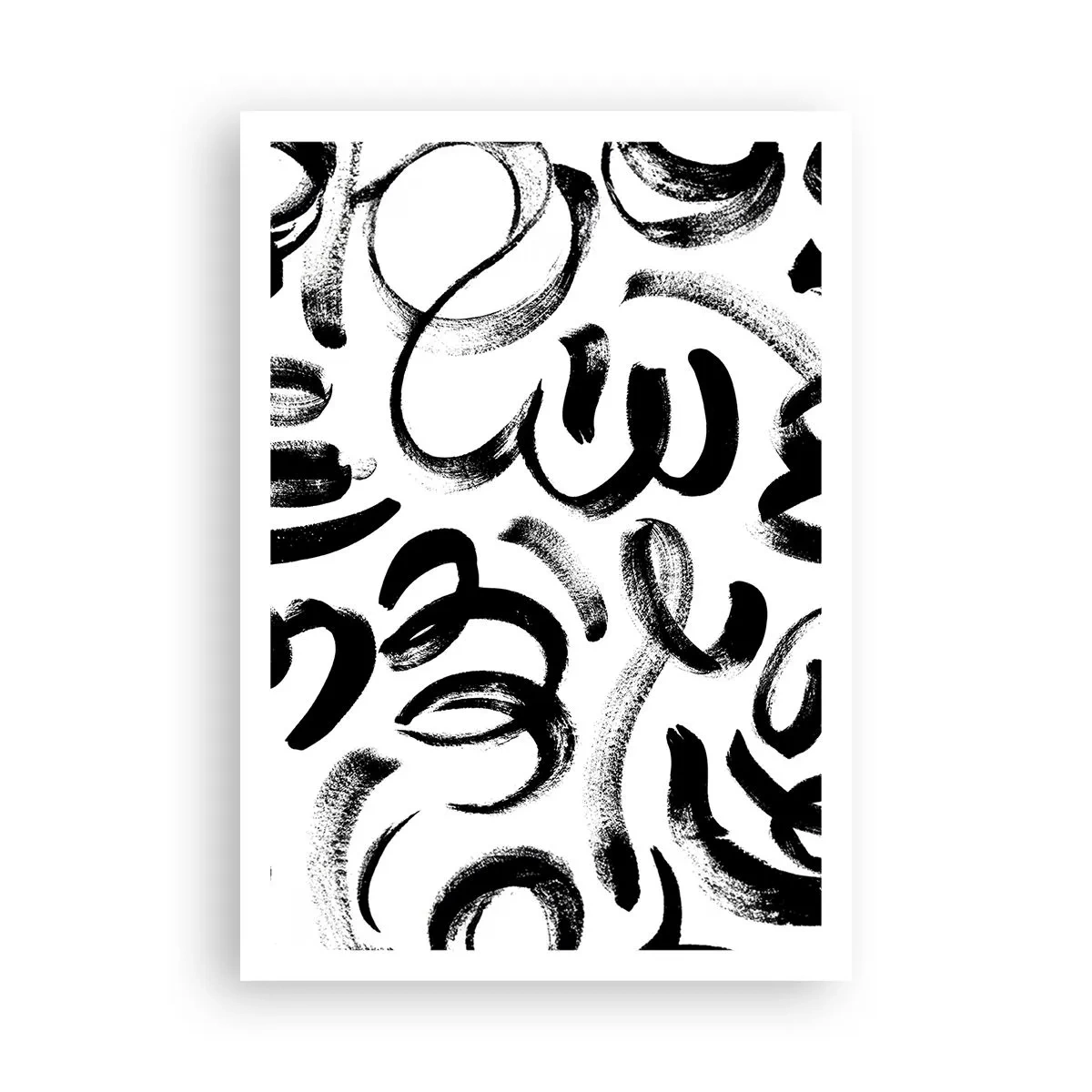 Affisch - Svart på vitt - 70x100 cm