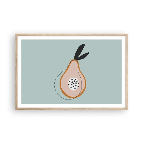 Affisch i ram av ljusek - Att tränga in i sakens natur - 91x61 cm