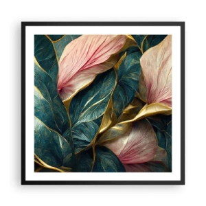 Affisch i svart ram - Naturlig elegans och stil - 60x60 cm